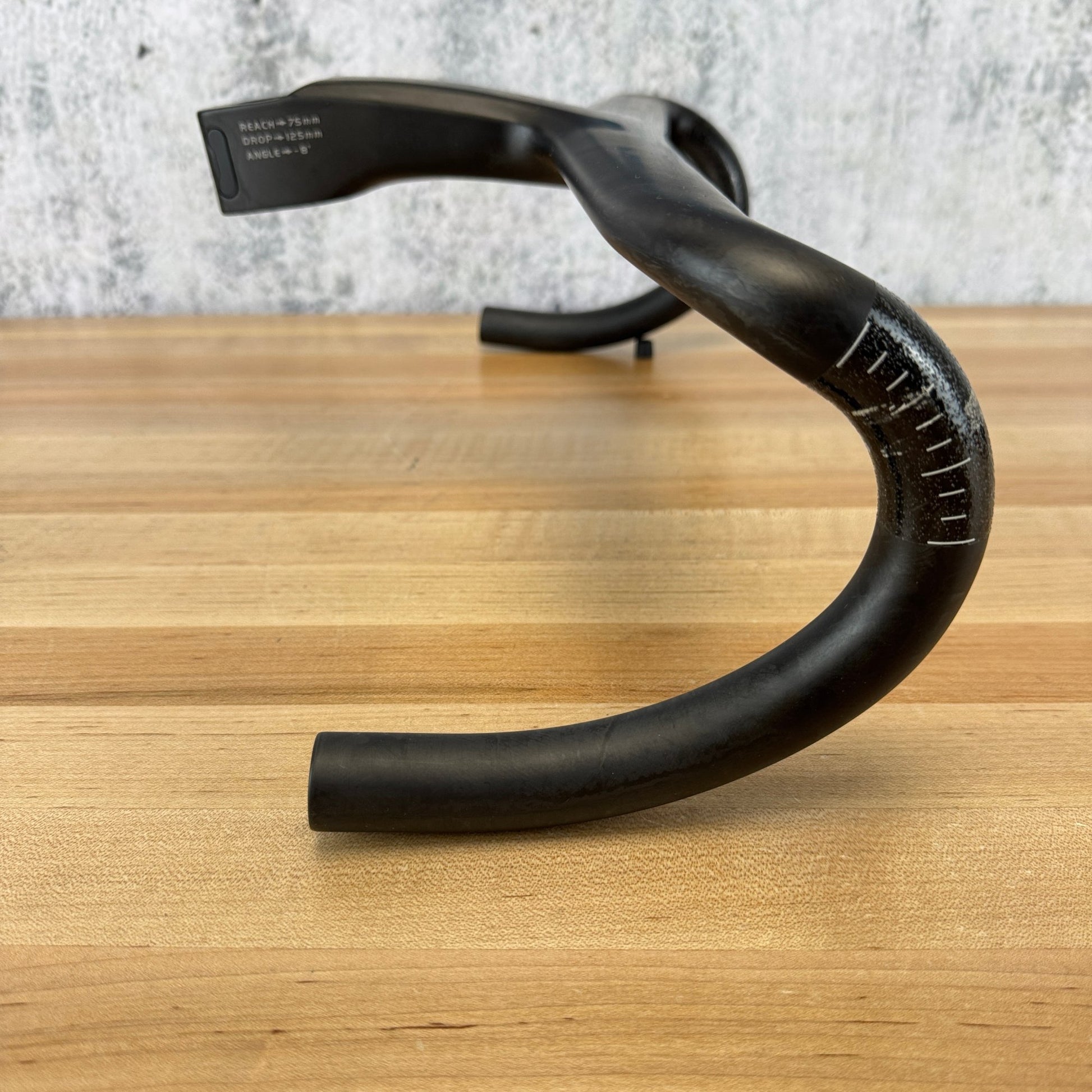 QuickPro Zephyr SSL 40cm x 120mm 75mm Reach Carbon Integrated Handlebar 315g