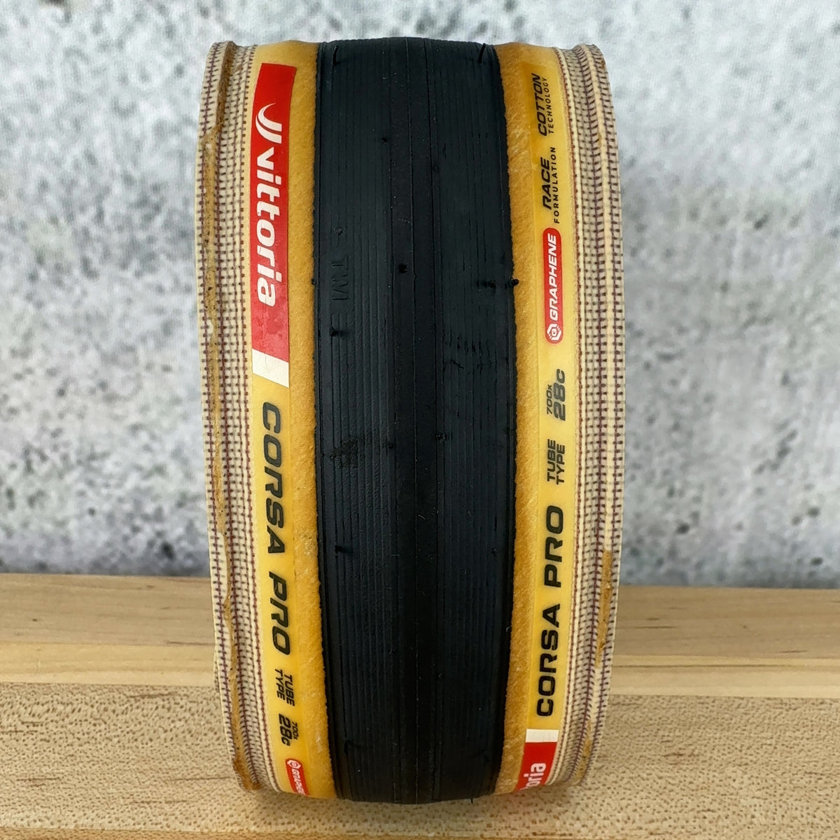 Light Use! Pair Vittoria Corsa Pro Graphene 700c x 28mm Tan Wall Road Bike Tire — photo 1 of 4