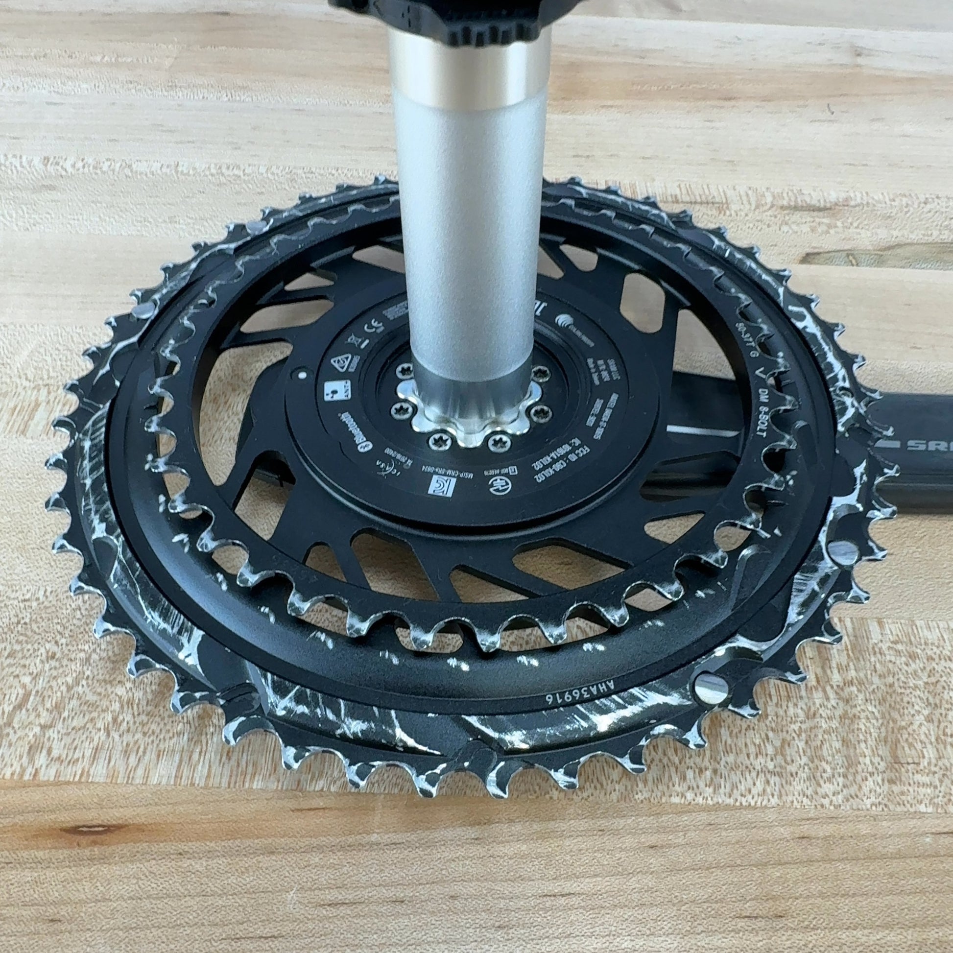 Low Mile! SRAM Red AXS Power Meter E1 50/37t 165mm Crankset