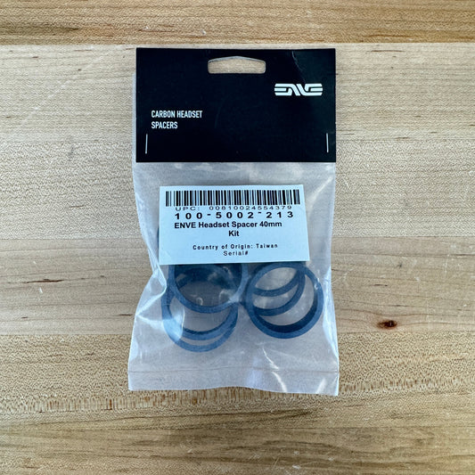 New! Enve Carbon Headset Spacers 40mm 1 1/8"  For Cycling Road Bike 100-5002-213