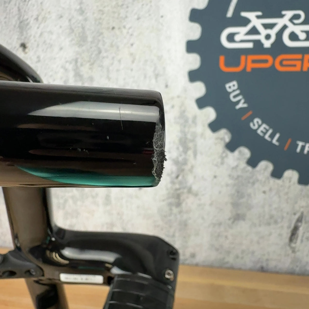 Low Mile! 2025 Factor Monza 52cm Carbon Disc Steel Green UDH Frameset 2750g — photo 16 of 18