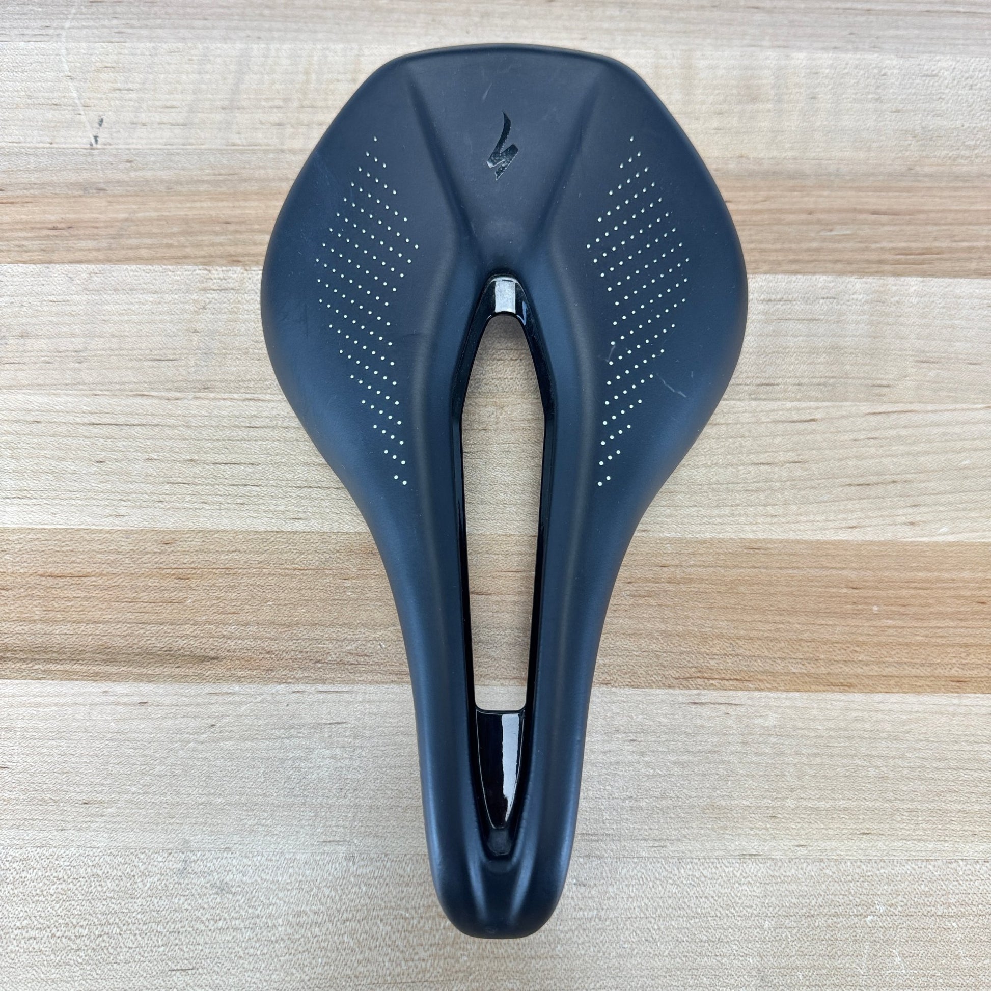 Specialized Power Comp 143mm 7x7mm Steel Rails Black Bike Saddle 232g