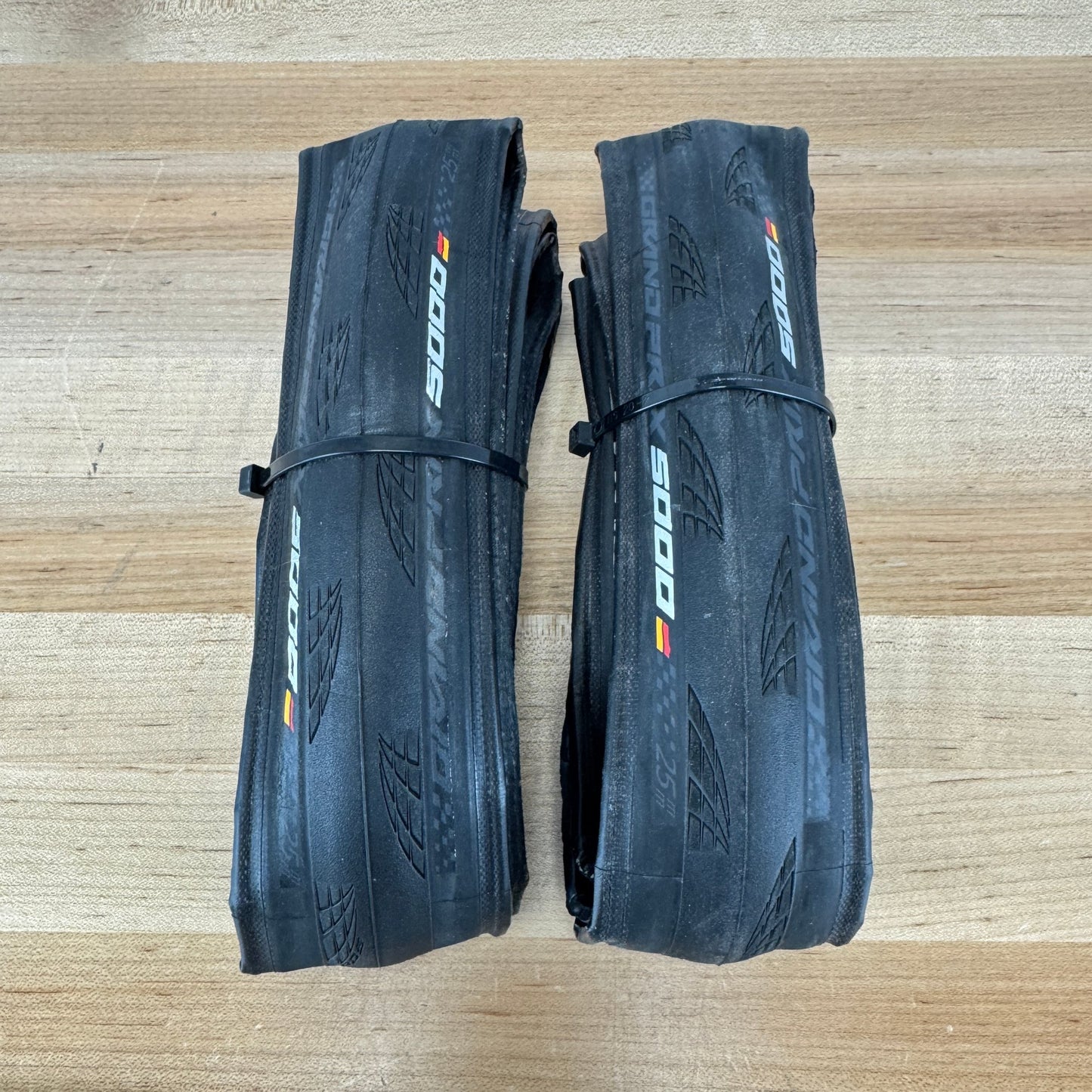 New! Pair Continental Grand Prix 5000 700c x 25mm Clincher Road Bike Tires 487g