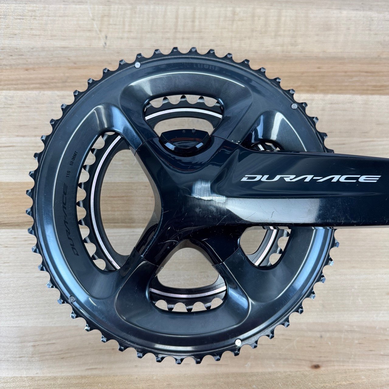 Shimano Dura-Ace FC-R9100-P 170mm 52/36 Dual Sided Power Meter 11 Speed Aluminum Crankset with Chainrings
