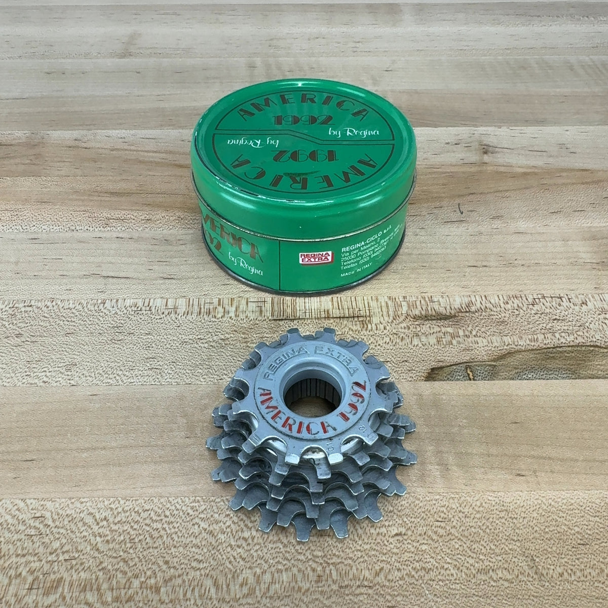 New! Regina America 1992 Vintage 12-18t 7-Speed Threaded Freewheel Cassette 336g