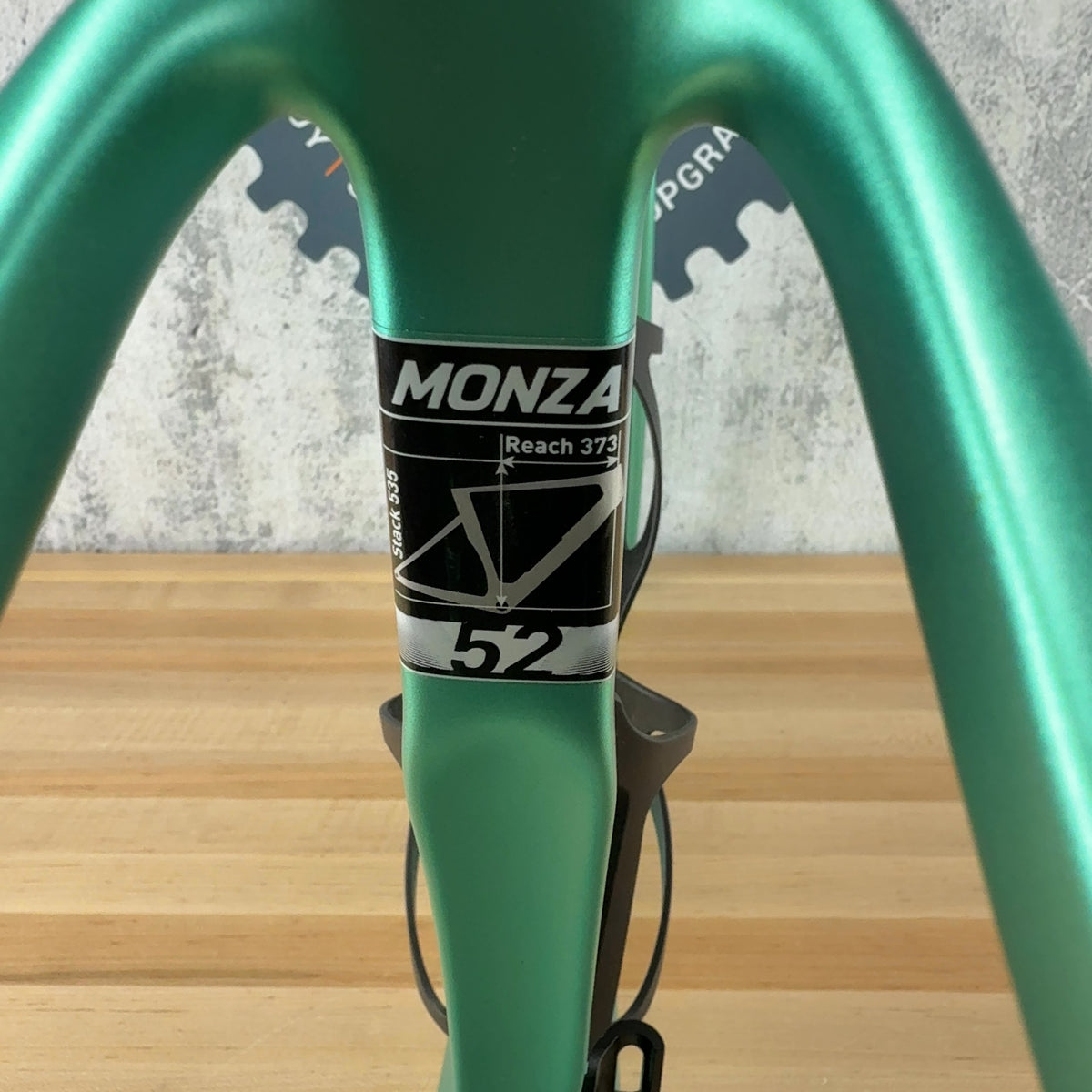 Low Mile! 2025 Factor Monza 52cm Carbon Disc Steel Green UDH Frameset 2750g — photo 12 of 18