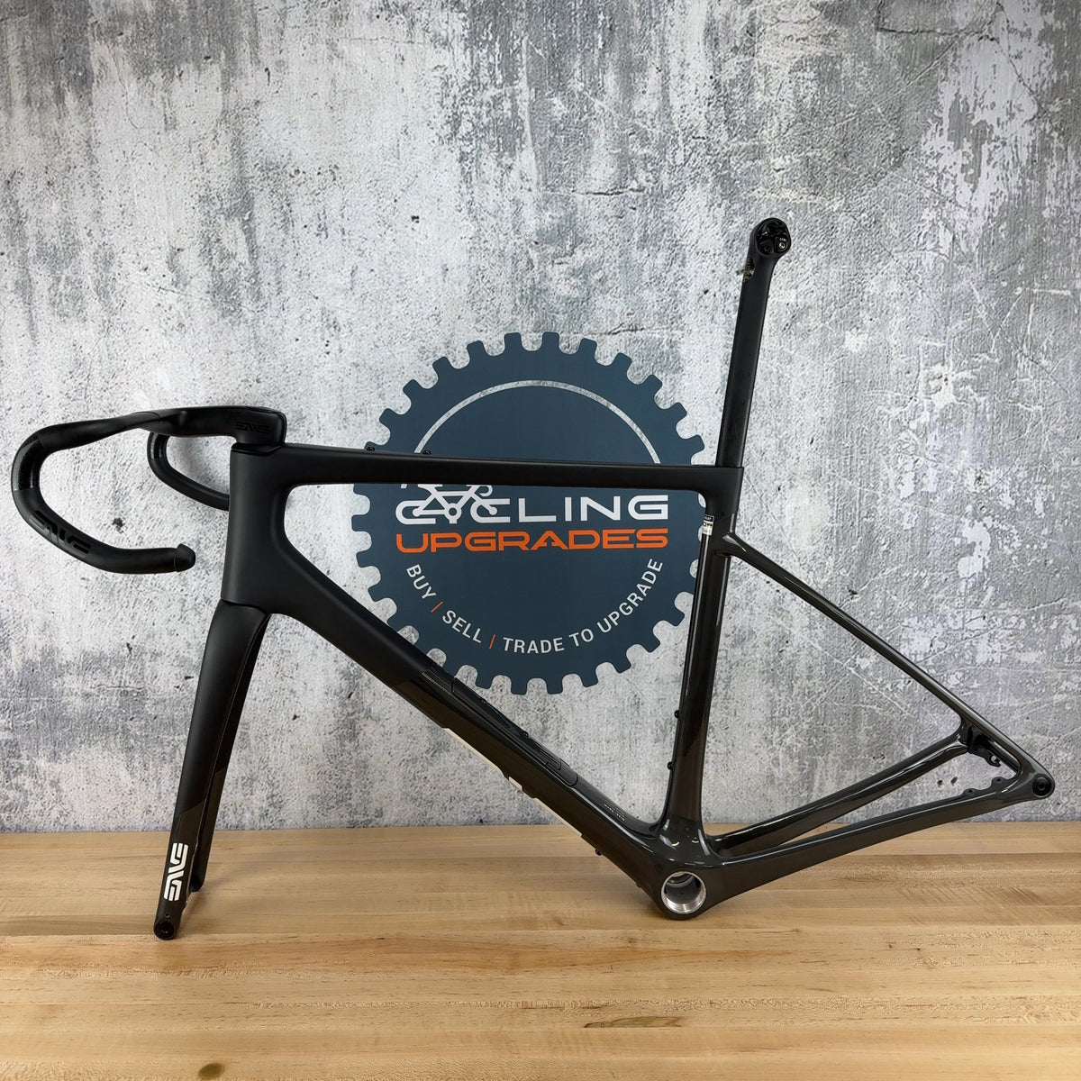 Low Mile! 2026 Enve Fray 56cm Clear Smoke Carbon Road Bike Frameset 700c 2390g — photo 2 of 19