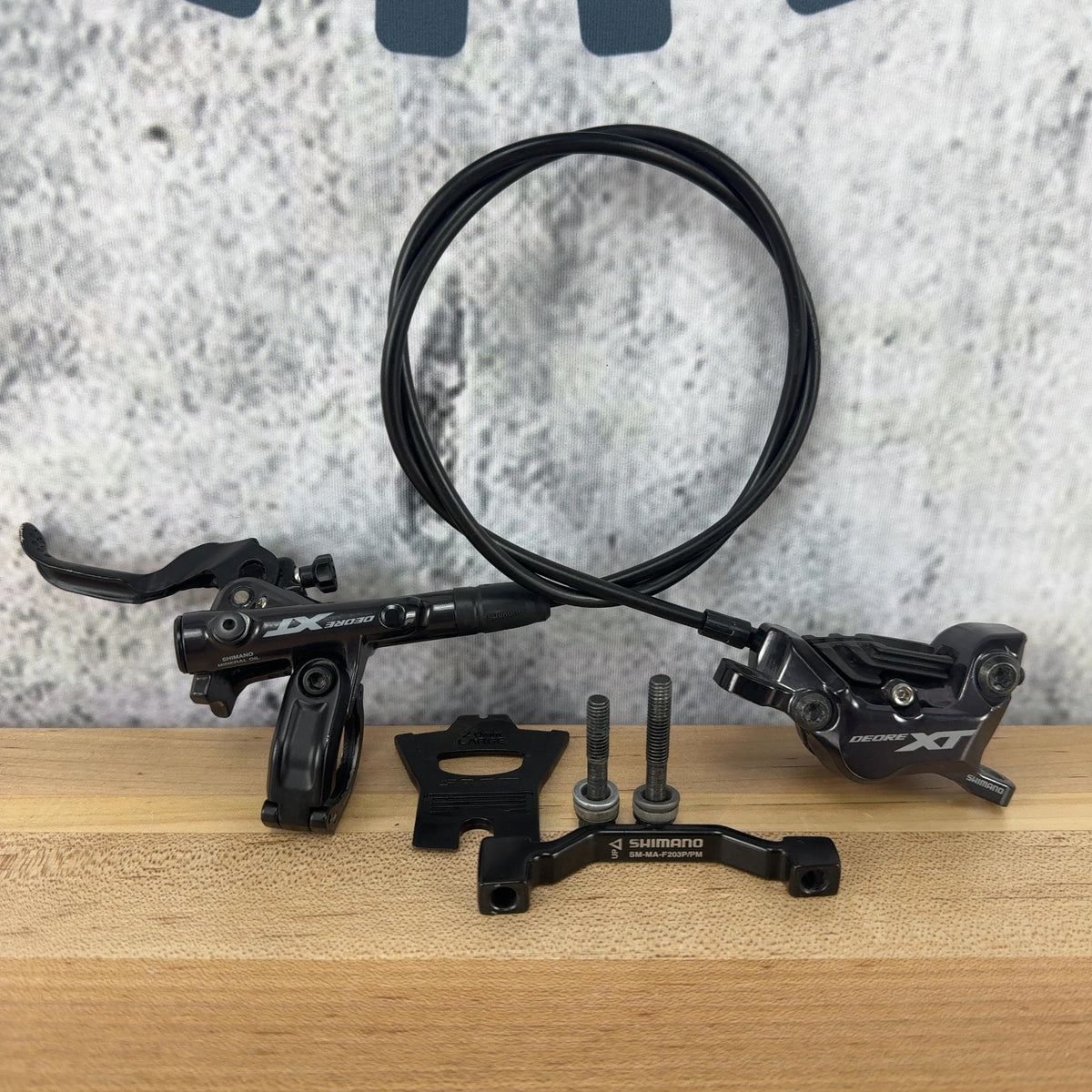Light Use! Shimano Deore XT M8100 Mountain Bike PM Disc Brakeset 300g — photo 1 of 8