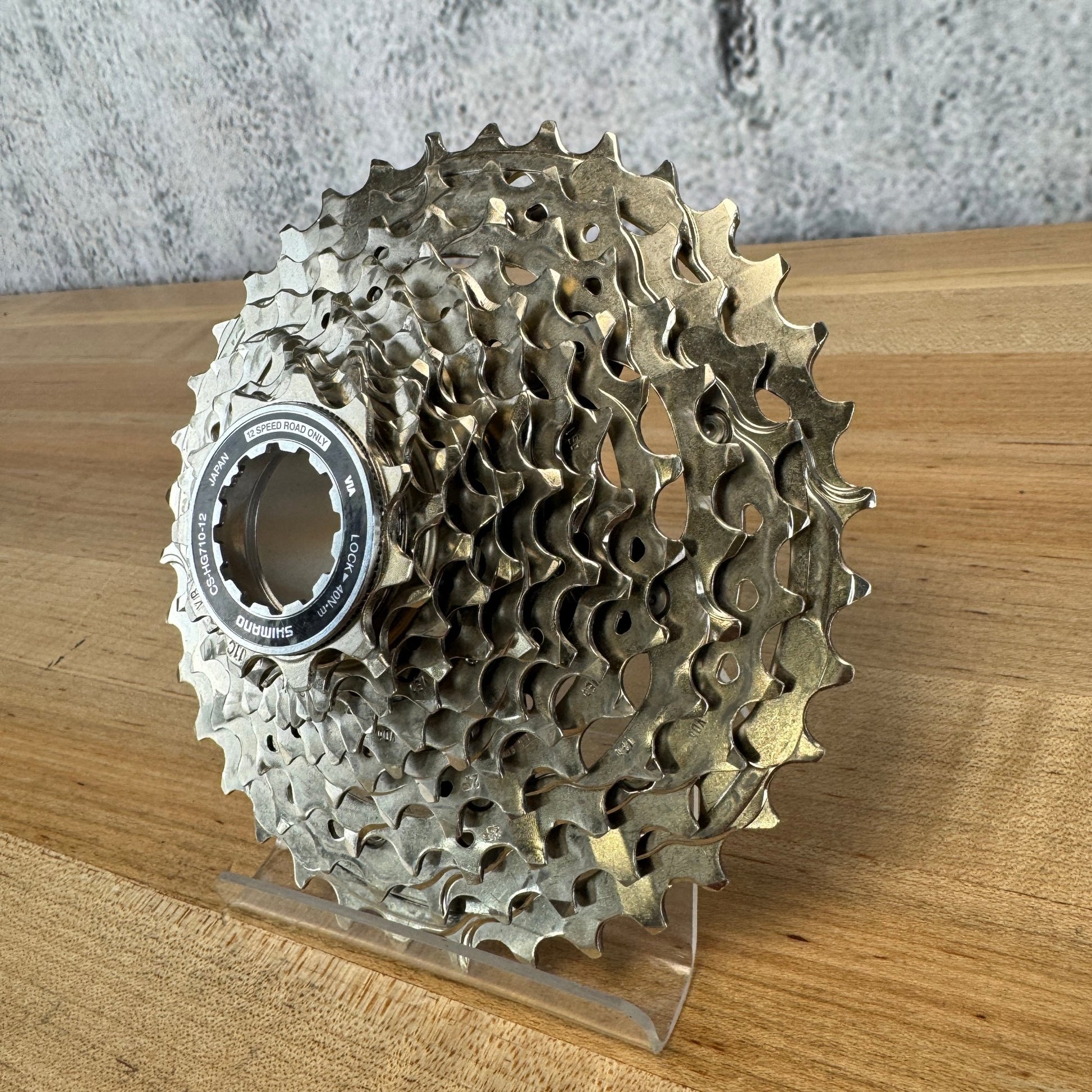 Low Mile Shimano 105 CS-HG710-12 11-36t 12-Speed "Light Wear" Bike Cassette 379g