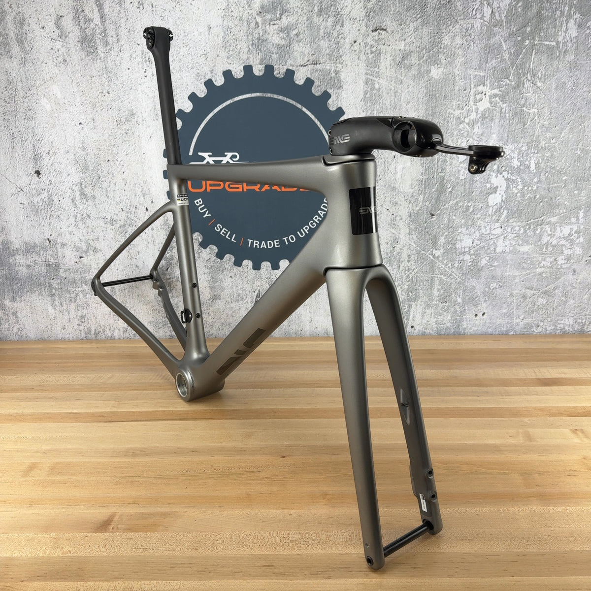 Low Mile! Enve Melee V1 52cm Damascus Grey Carbon Road Bike Frameset 700c 1939g