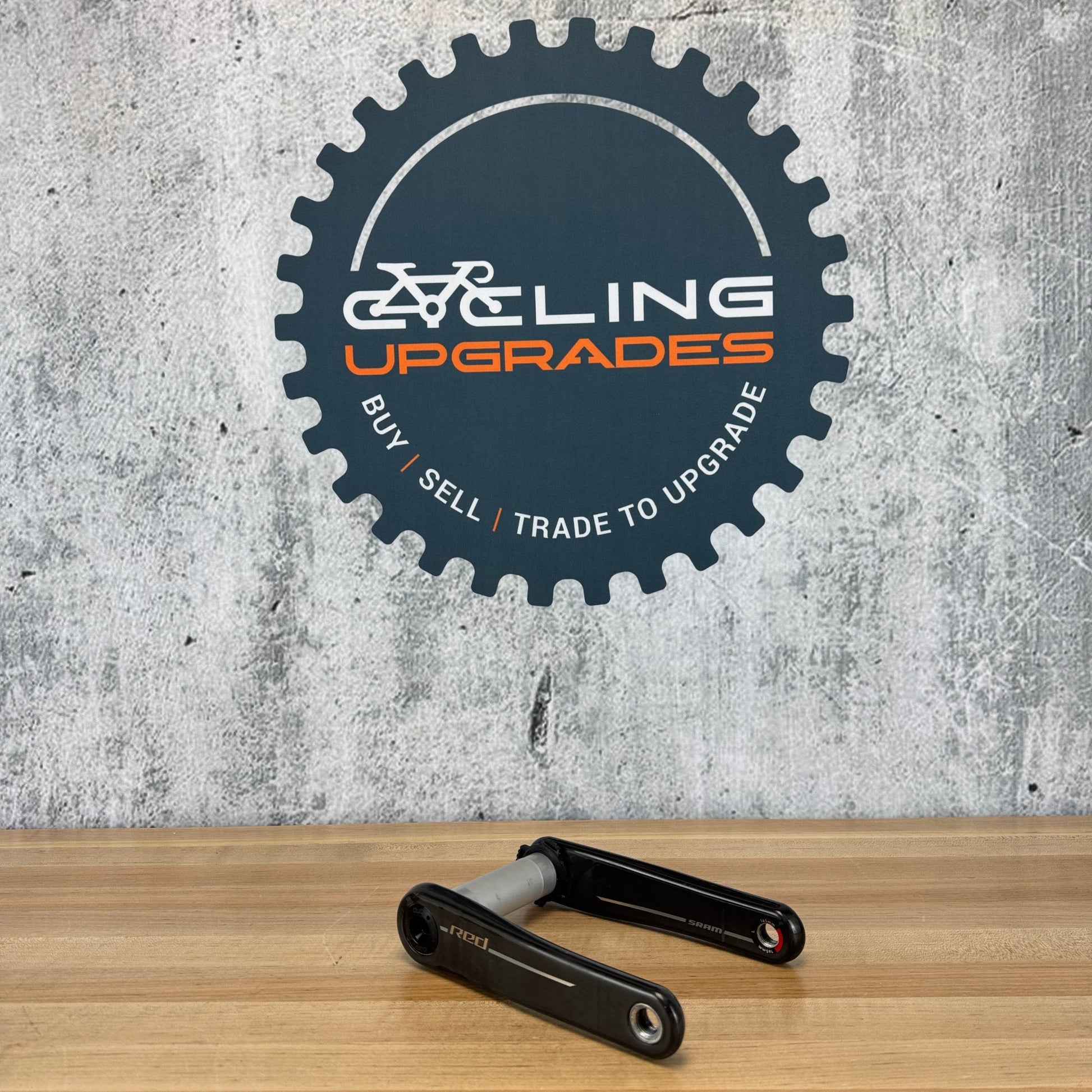Low Mile! SRAM Red E1 Crankarm Assembly 165mm Carbon Crankset without Chainrings