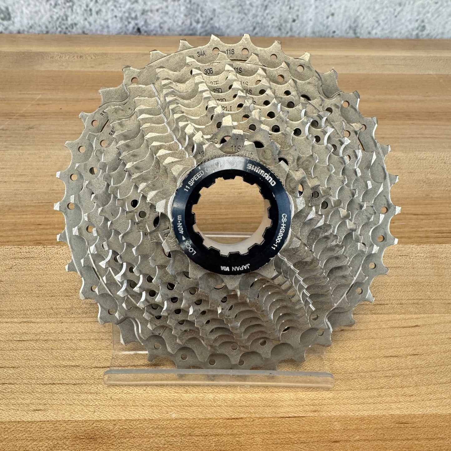 Low Mile! Shimano Ultegra/GRX CS-HG800 11-34t 11-Speed Road Bike Cassette 335g