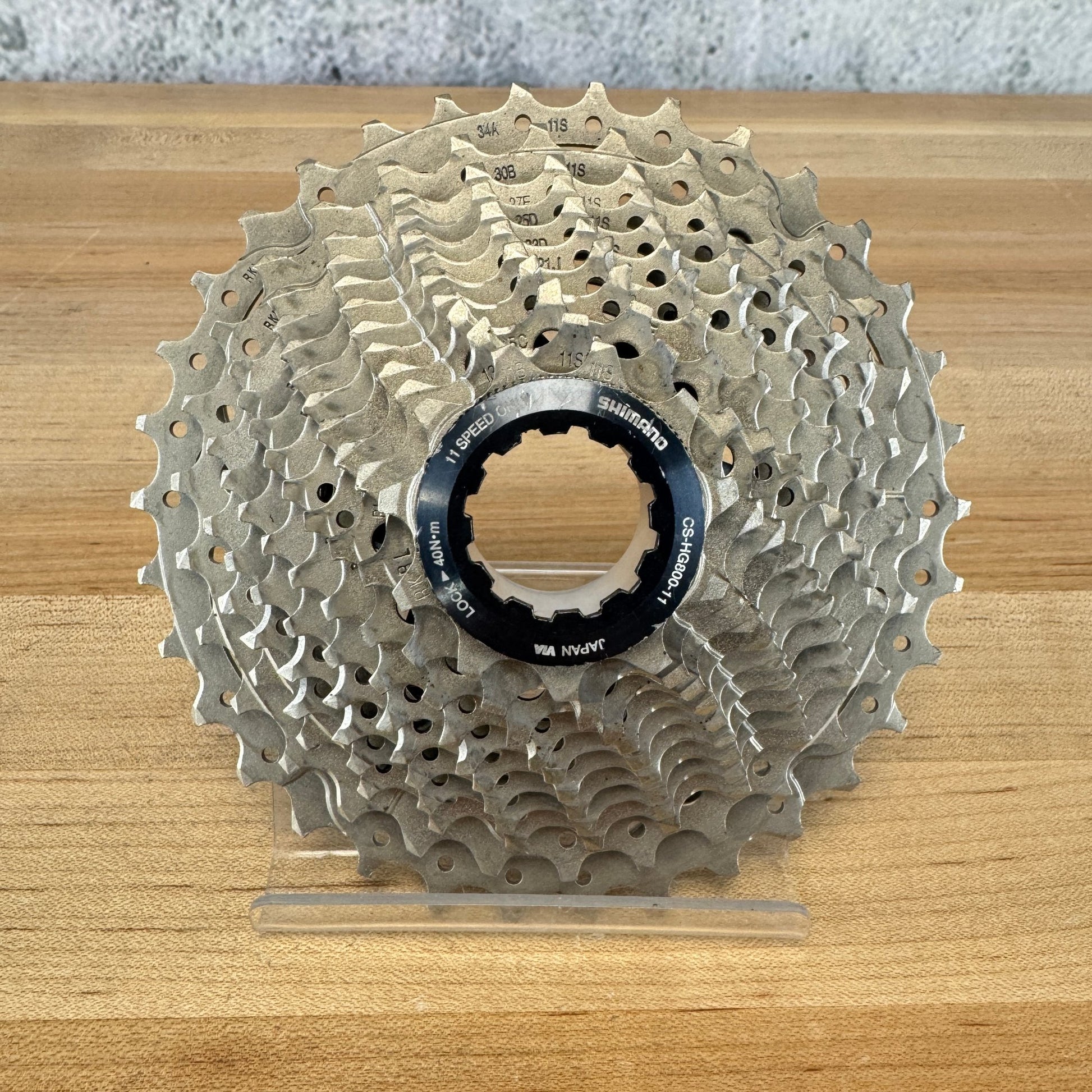 Low Mile! Shimano Ultegra/GRX CS-HG800 11-34t 11-Speed Road Bike Cassette 335g