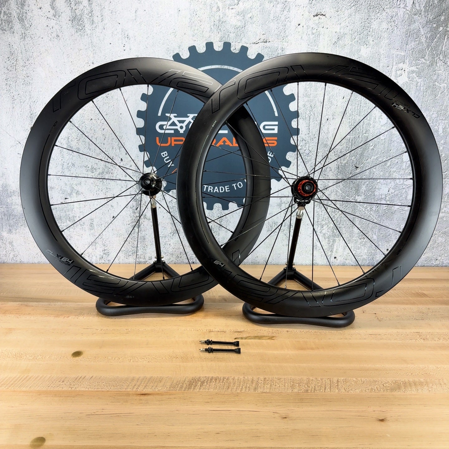 Roval Rapide CLX 64 Carbon Disc Brake Tubeless HG CeramicSpeed Wheelset 1592g