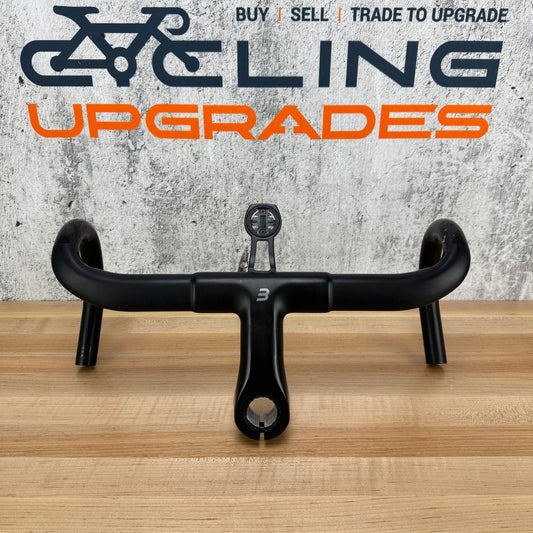 Basso Levita Carbon 110mm x 40cm Drop Bar Integrated Handlebar + Computer Mount