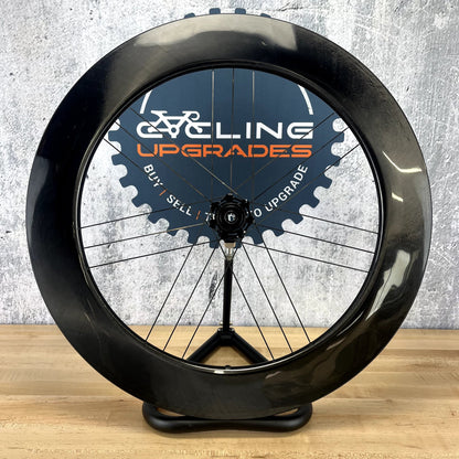Low Mile! Campagnolo Bora Ultra WTO 80mm Carbon Disc Brake Tubeless 2-Way Fit Cult Ceramic Front Wheel