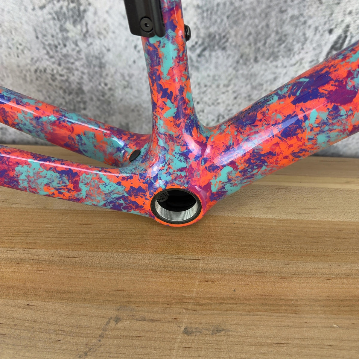 New! 2023 Specialized S-Works Tarmac SL7 58cm Gloss Marbled Lagoon Frameset