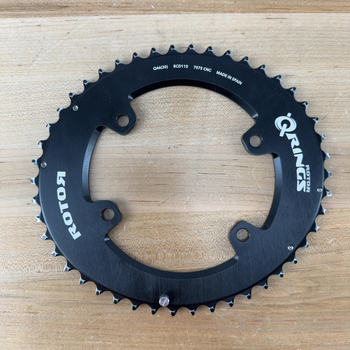 Rotor Q-Rings Spidering Q46/30t 110BCD 10/11/12-Speed MTB/Gravel Chainring Set — photo 3 of 6