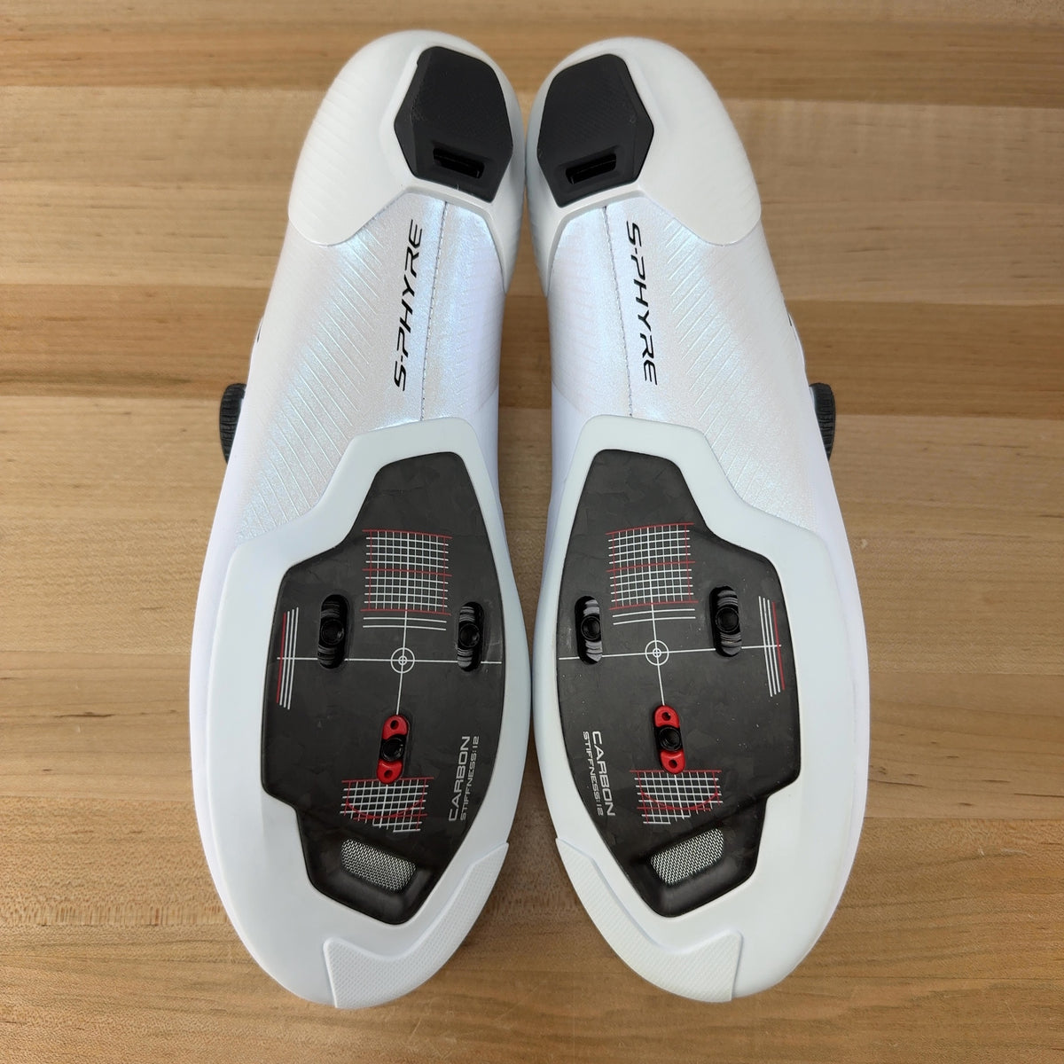 New! Shimano S-Phyre SH-RC903 41 EU White Clipless Road Cycling Shoes MSRP $450 — photo 5 of 7
