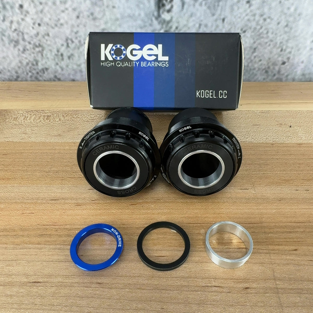 New! Kogel T47-e24GXP-C 24mm Ceramic Bearings Bottom Bracket 112g MSRP $280 — photo 1 of 6