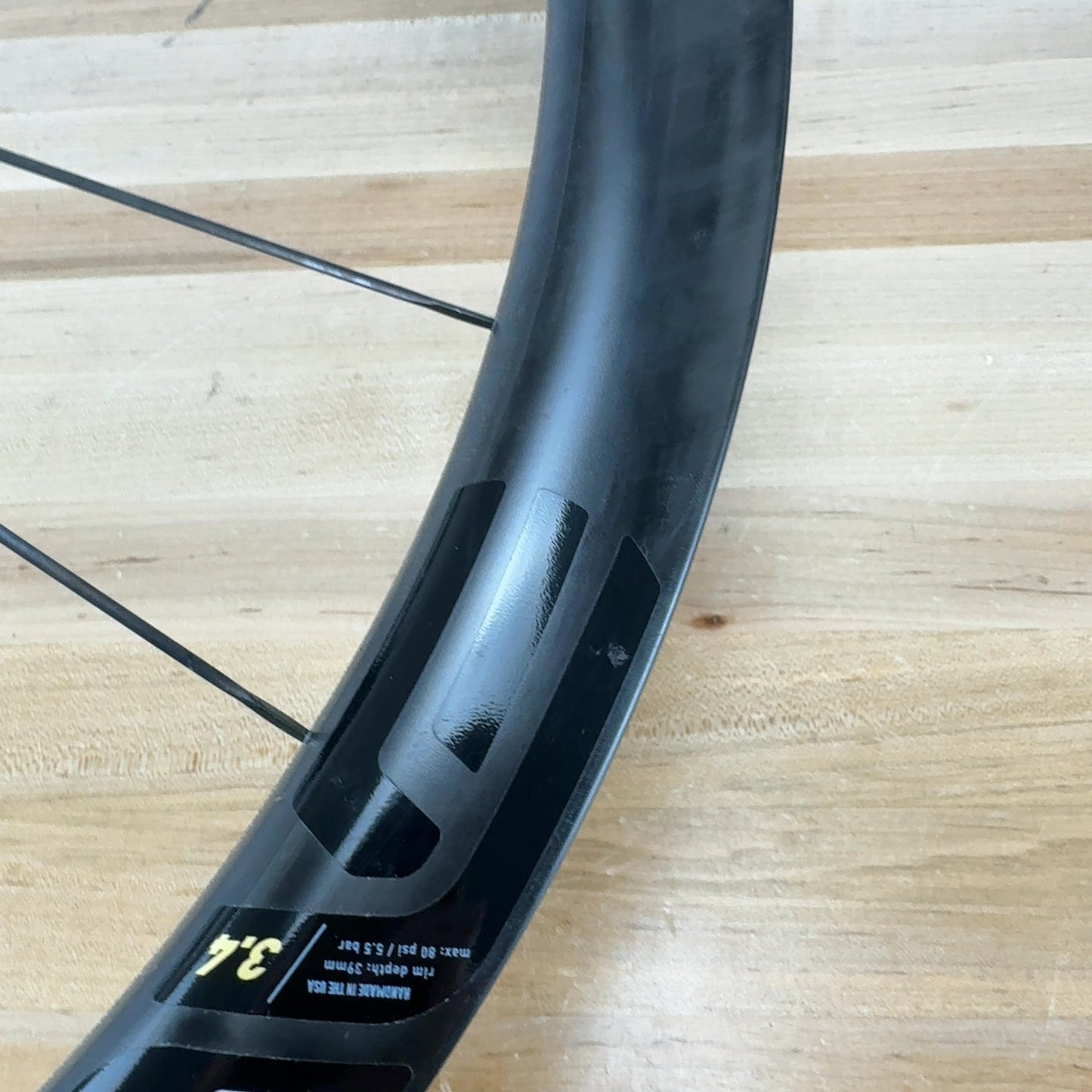 Low Mile! Enve SES 3.4 Innerdrive 25mm Internal Carbon Bike Wheelset 700c 1448g