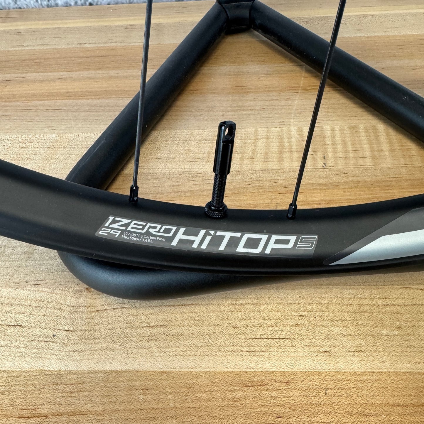 New Takeoff! Zipp 1 Zero HiTop S 29" Boost Carbon Tubeless Hookless MTB Wheelset