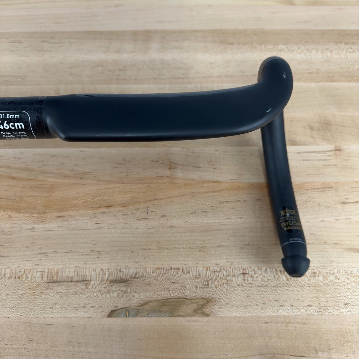 Light Use! Enve SES Aero Road 46cm (42cm @ Hoods) 31.8mm Carbon Handlebar 279g