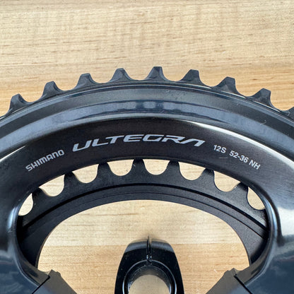 New Take Off! Shimano Ultegra FC-R8100 52/36t 172.5mm 12 Speed Aluminum Crankset with Chainrings
