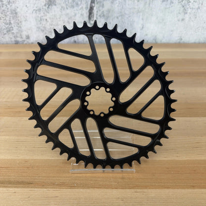 New Take Off! Alugear Oval Round 48t Alloy 8-Bolt 6mm 1x Chainring MSRP $109