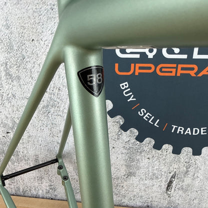 Low Mile! Specialized Aethos Pro 58cm 10r Carbon Sage Frameset 700c 1292g