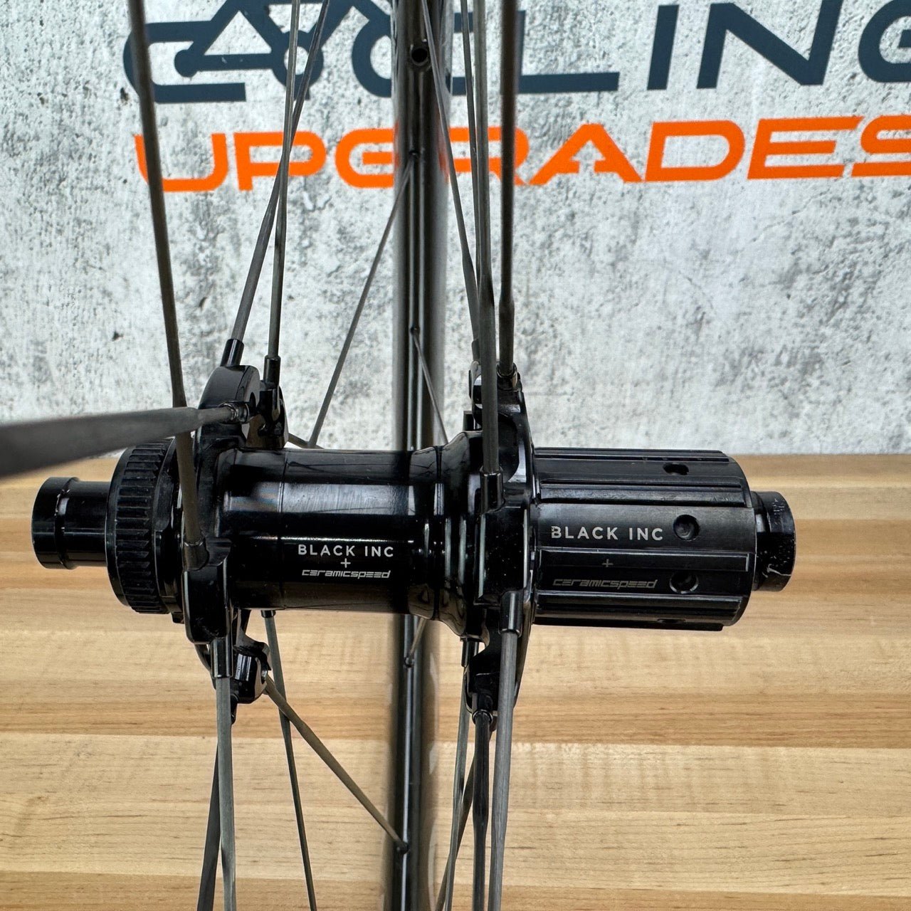 Black Inc 48|58 Carbon Tubeless Disc Brake Wheelset 700c Ceramicspeed 1350g