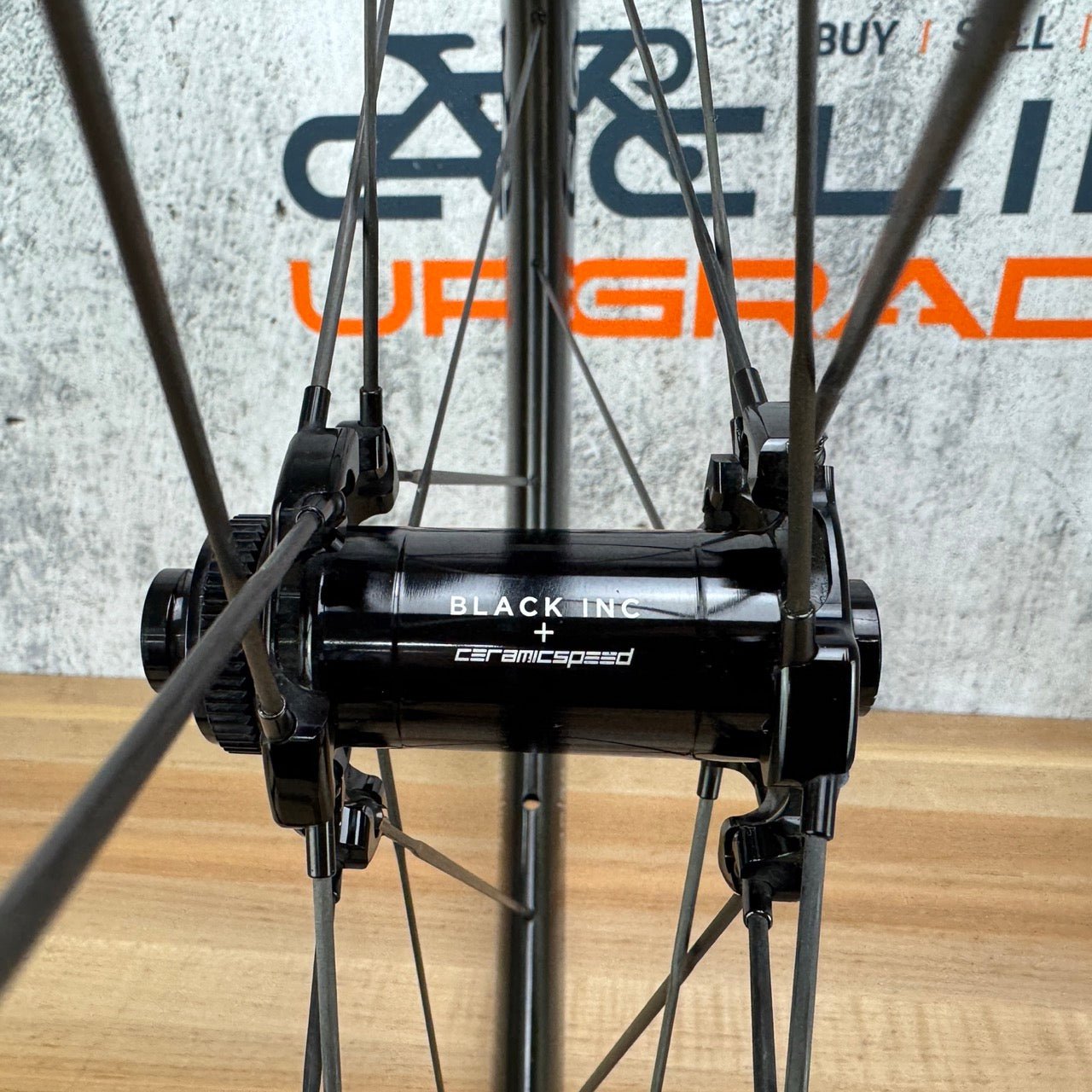 Black Inc 48|58 Carbon Tubeless Disc Brake Wheelset 700c Ceramicspeed 1350g