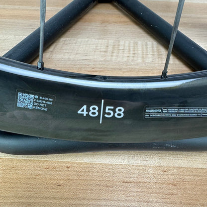 Black Inc 48|58 Carbon Tubeless Disc Brake Wheelset 700c Ceramicspeed 1350g