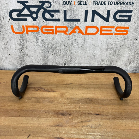 Black Inc Road Carbon 31.8mm 42cm Drop Bar Handlebar Internal Cable Compatible