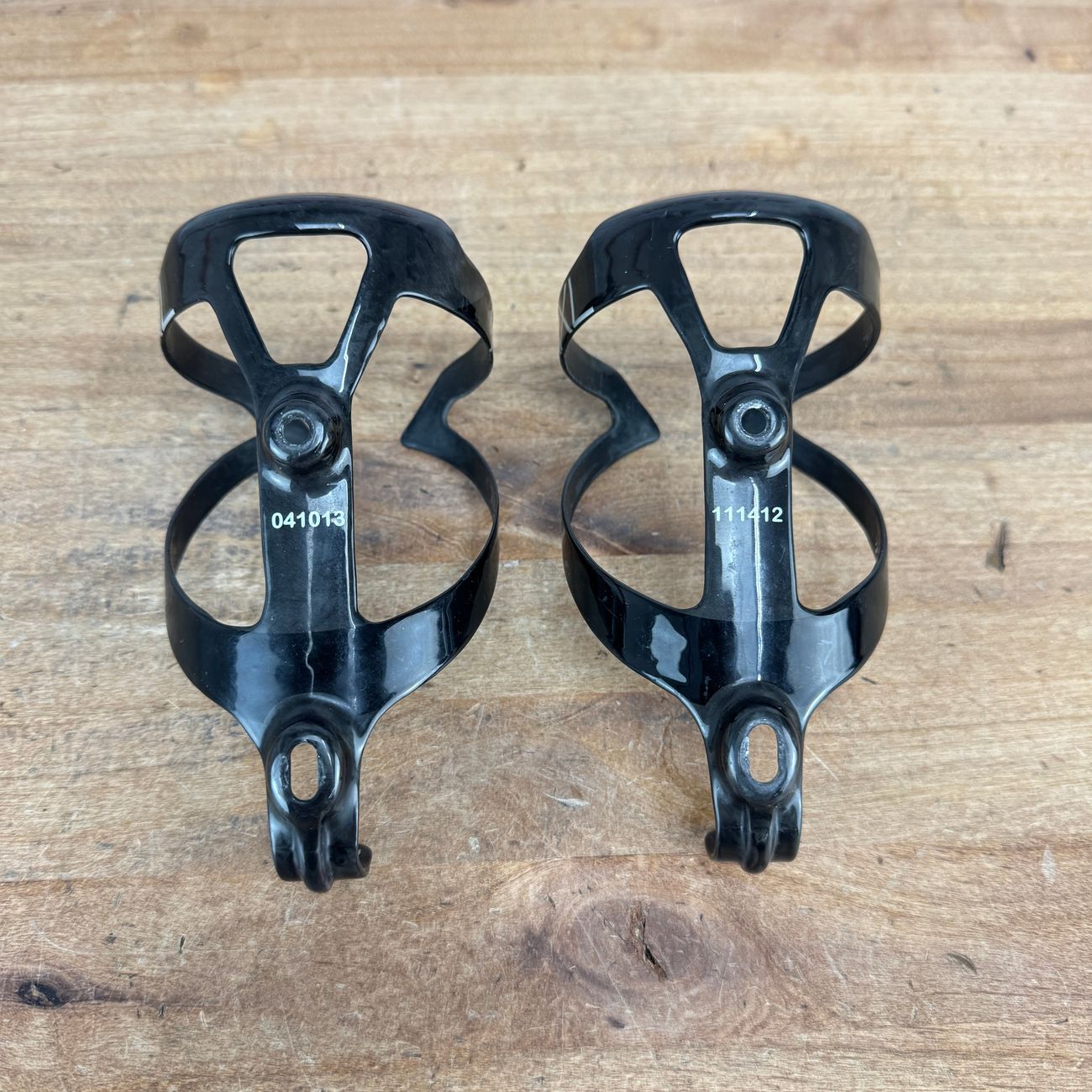 Pair Bontrager RXL Black Carbon Road Bike Water Bottle Cages 40g
