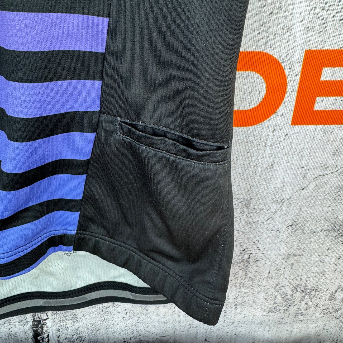 Bontrager Trek Black/Purple Stripped Women's Small Cycling Jersey w/ Pockets