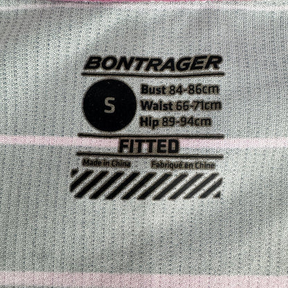 Bontrager Trek Black/Purple Stripped Women's Small Cycling Jersey w/ Pockets