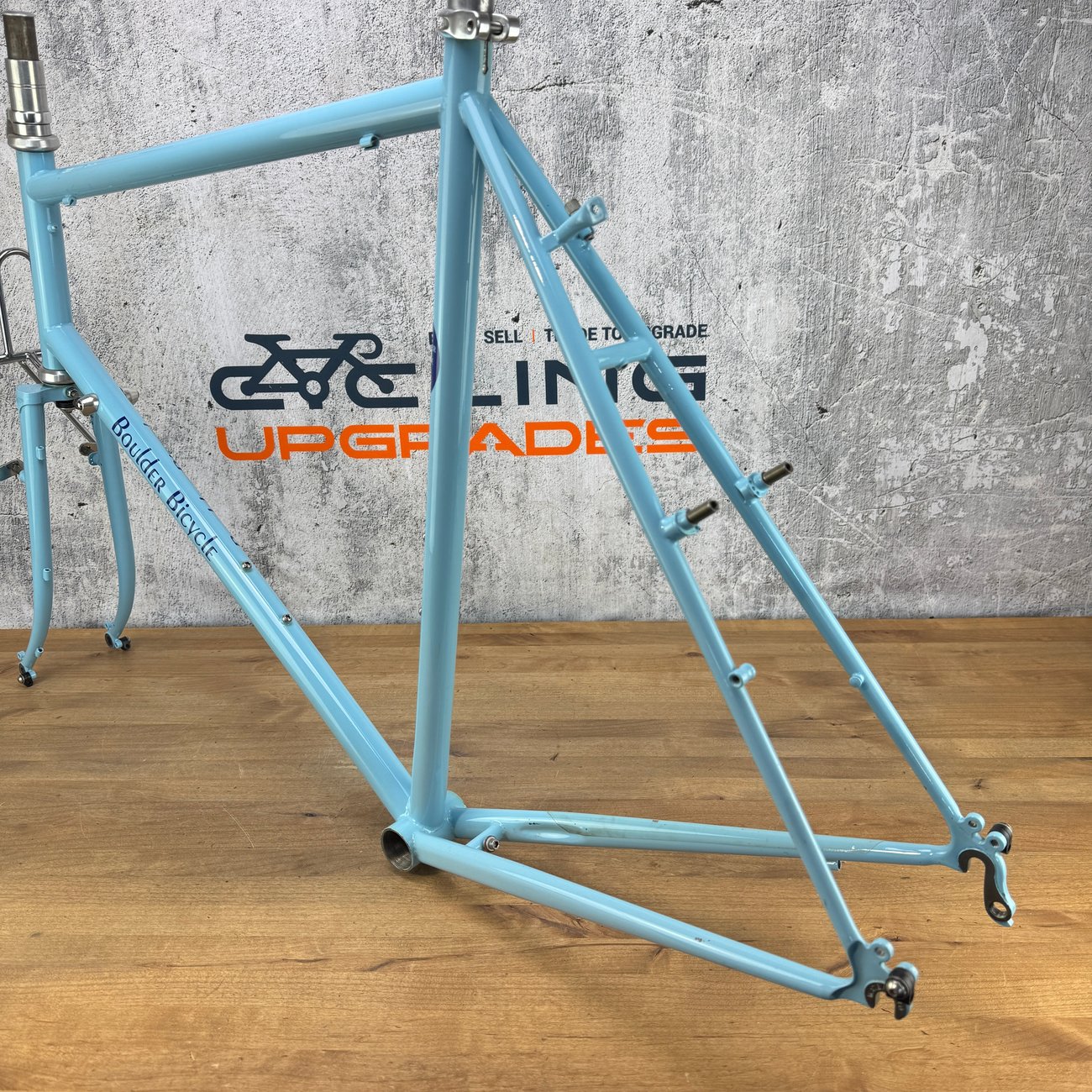 Boulder Bicycle All Road Randonneur 59cm Rim Brake Steel Frameset 650b