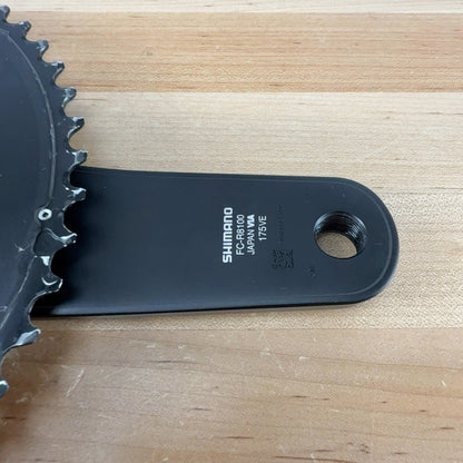Shimano Ultegra FC-R8100 175mm 52/36T 12-Speed Black Alloy Bike Crankset 720g