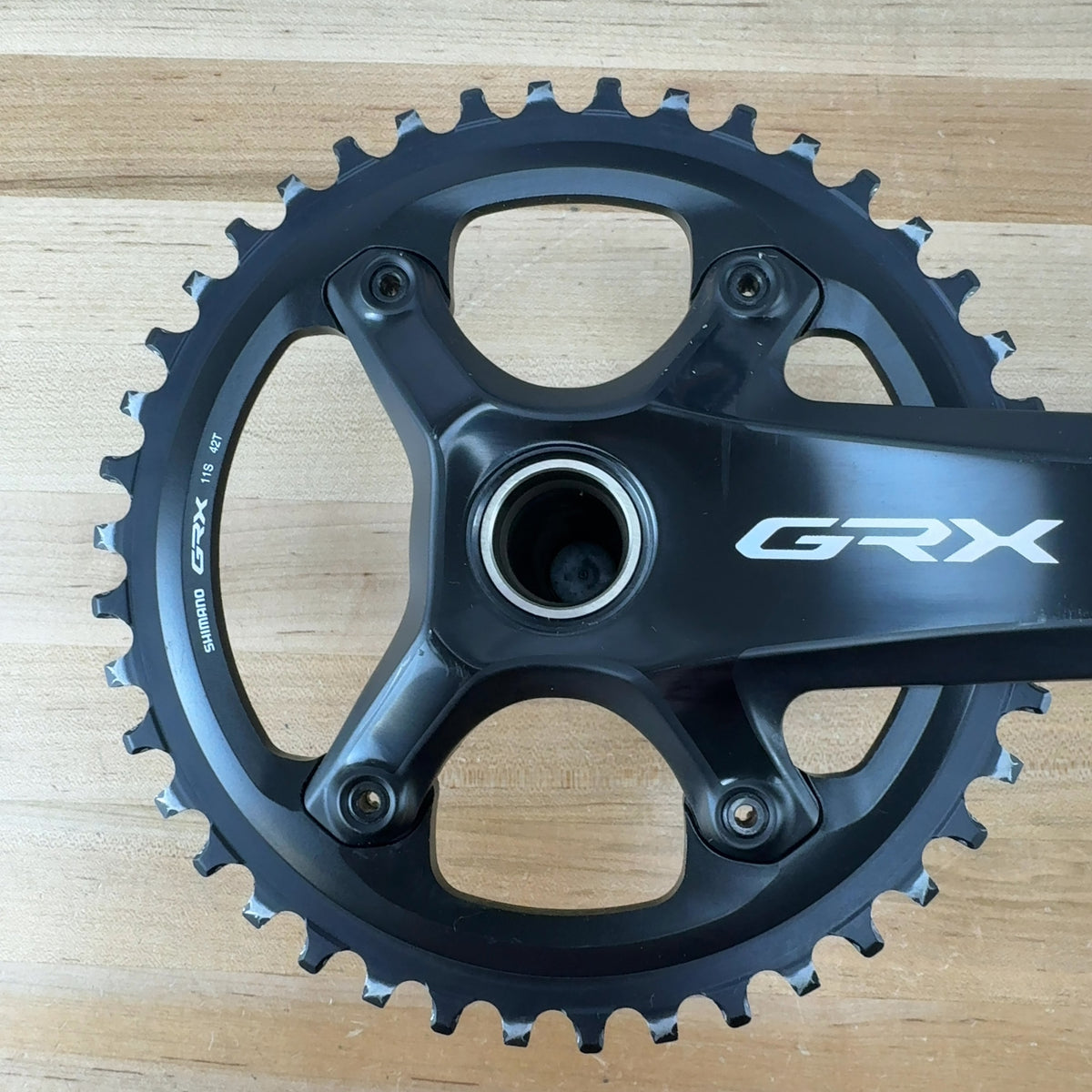 Light Use! Shimano GRX FC-RX810 172.5mm 42t 1x 24mm Spindle Gravel Crankset 680g — photo 4 of 11