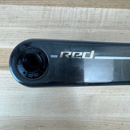 Low Mile! SRAM Red E1 Crankarm Assembly 165mm Carbon Crankset without Chainrings