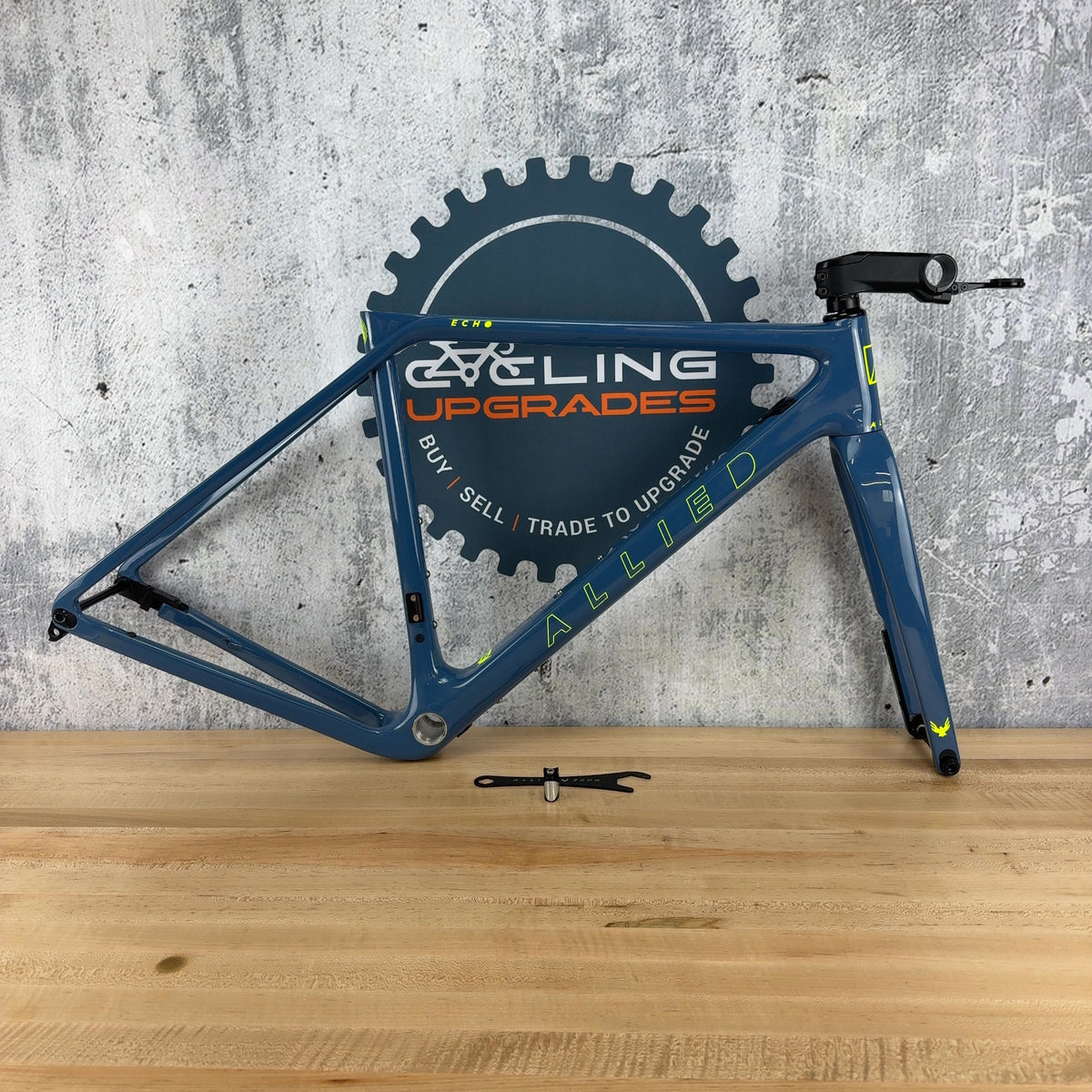 2022 Allied Echo 21'-25' XS Disc Brake Blue Carbon Road Bike Frameset 1925g — photo 1 of 14