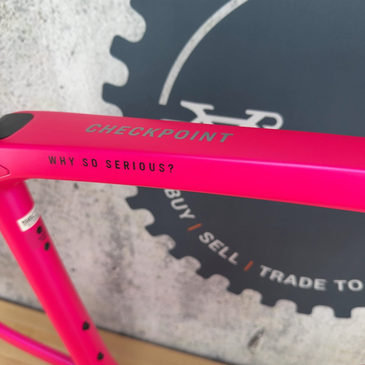 Mint! Trek Checkpoint 56cm Vice Pink Carbon Gravel Bike Frameset 700c 2340g — photo 3 of 15