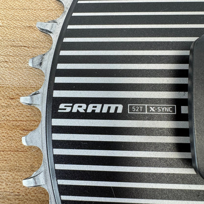 Low Mile! SRAM Red AXS Aero Power Meter Kit 52t Alloy 1x Chainring