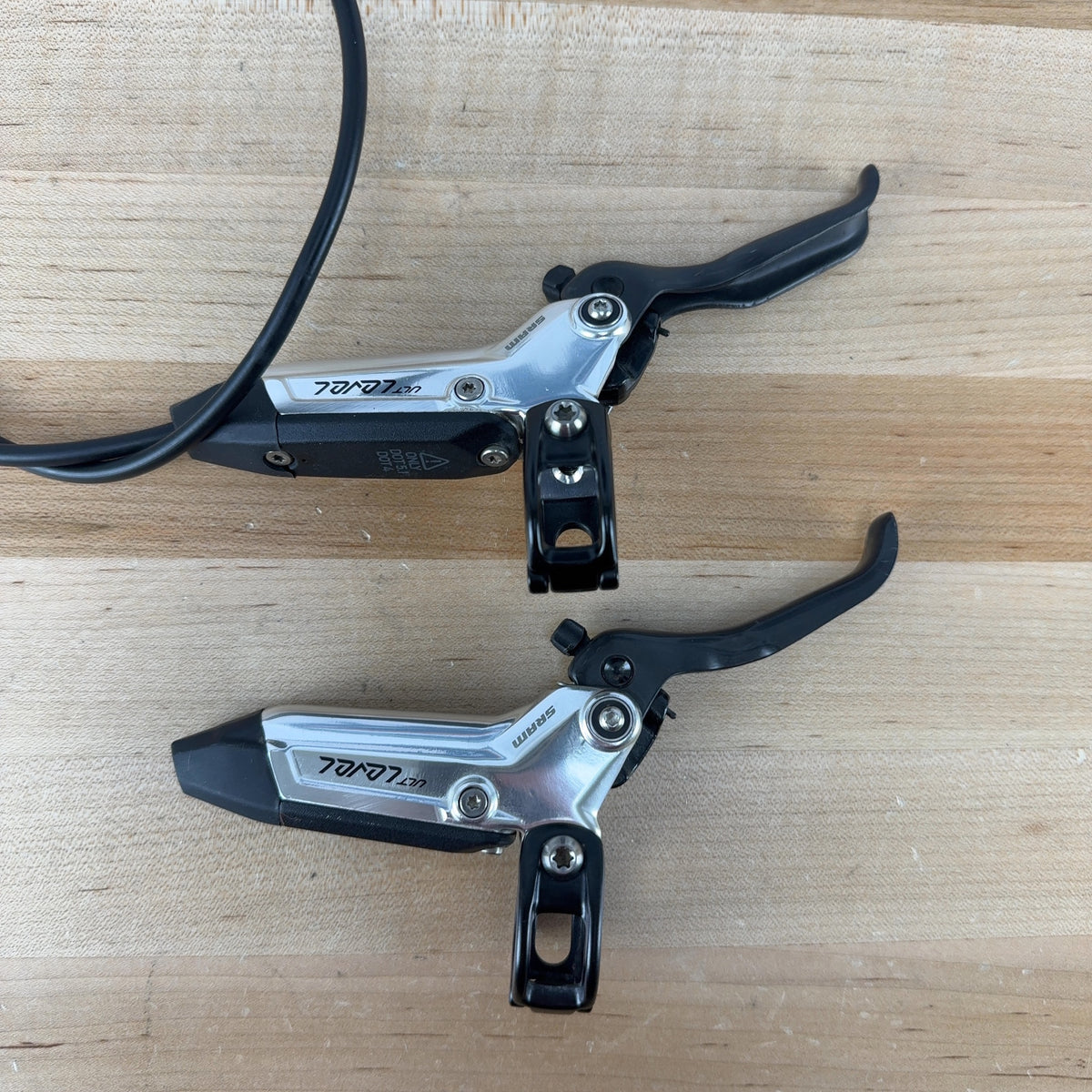 Light Use! SRAM Level Ultimate Stealth 4 Piston MTB Brake Levers with Calipers — photo 4 of 8