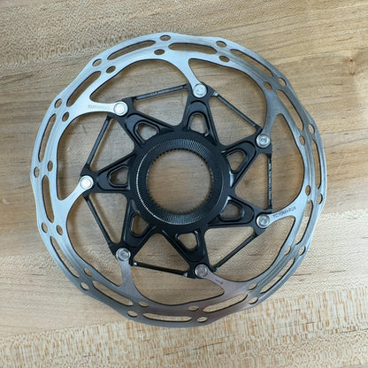Light Use! SRAM CLX Centerline Center-Lock 180/160mm Disc Brake Rotors 280g