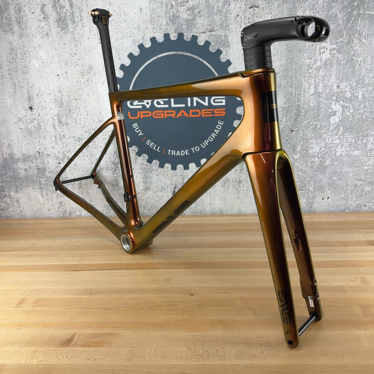 Low Mile! 2025 Enve Melee V1 54cm Poison Apple Disc Brake Carbon Frameset 2070g — photo 4 of 15