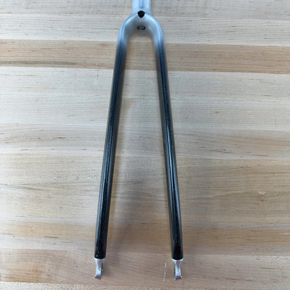Litespeed Carbon Rim Brake Black/Silver 1 1/8" Vintage Bike Fork 526g