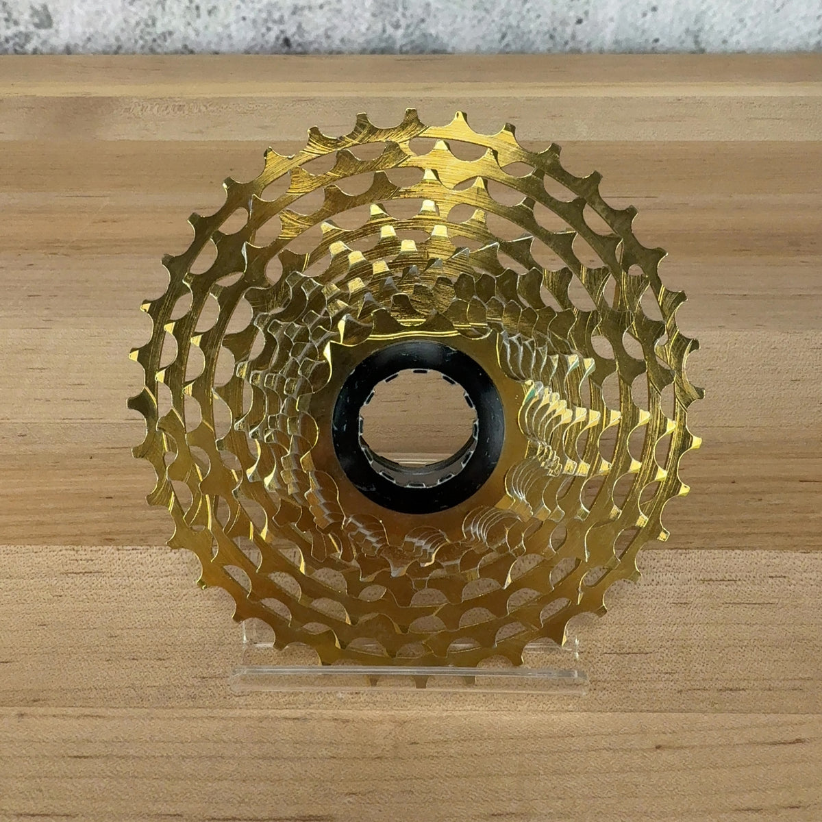 Light Use! Omni Racer RACE-Lite Titanium Gold 12-36t 12-Speed Bike Cassette 254g