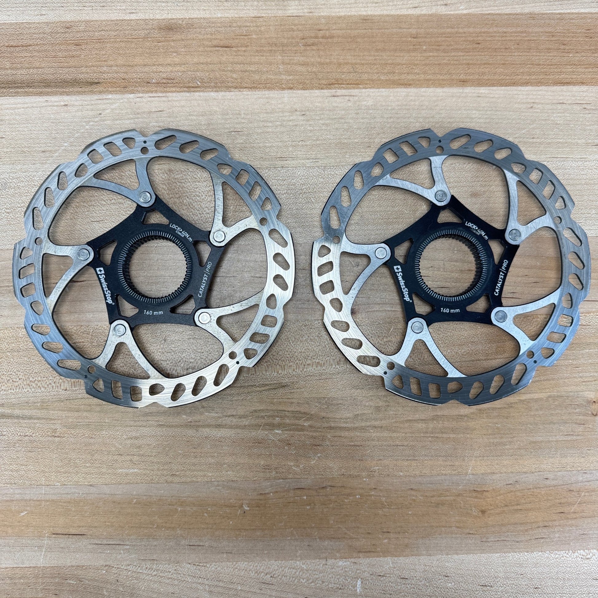 Low Mile! SwissStop Catalyst Pro 160mm Center Lock Brake Rotors